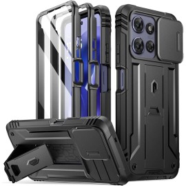 For Moto G Power 5G 2025 Case Poetic Built-in-Scree - Black