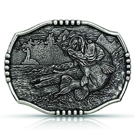 Montana Silversmiths Outdoor Wildlife Series Attitude Western Belt Buckle (Start of the Fight)