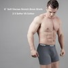 POUDEW Men's Breathable Viscose Moisture Wicking No Roll Waistband Tagless