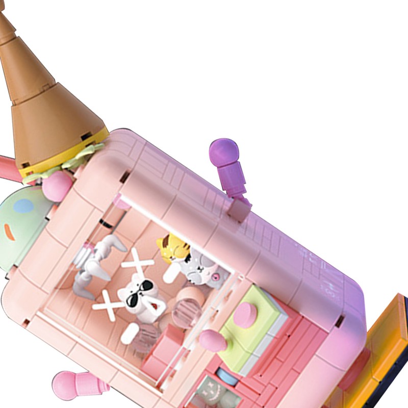 Doll Machine Mini Building Blocks Bricks Set Mini Claw Catch