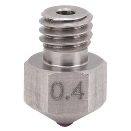 MK8 Titanium Steel Ruby Nozzle 0.4mm Antioxidant Accessory Artificial Precious Stone