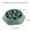 Perro de Comer Lento, Cuenco Antideslizante para Perros de Comida
