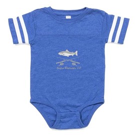 CafePress Aurora Reservoir Colorado Cute Infant Baby Football Bodysuit