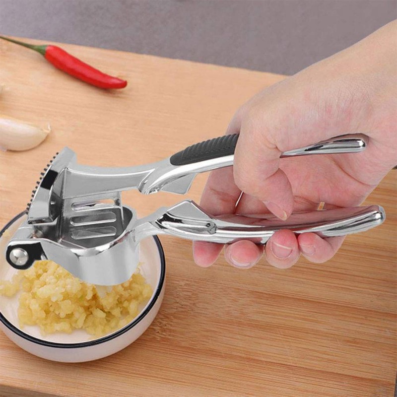 Garlic Mill Press, Zinc Alloy Garlic Chopper Garlic Press Ginger