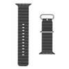 TRINITY トリニティ 互換品 肌触りさらさら 消臭機能付き エラストマーウェーブバンド AppleWatch42mm/41mm/40mm/38mm用 TR-AW26S-ABEW-BK