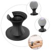 Angoily Elegant Mini Speaker Stand Black Audio Stand Wire Organizer