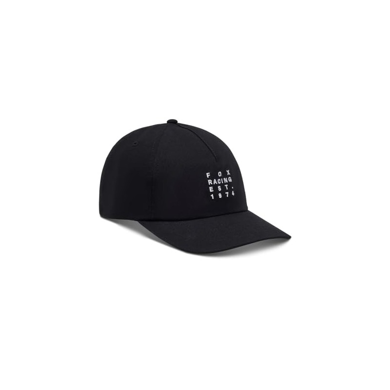 Fox 32848-001OS EST.1974 ADJUSTABLE HAT Black OS
