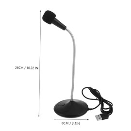 FELTECHELECTR High-Definition Gaming Streaming Microphone Noise-canceling Adjustable for