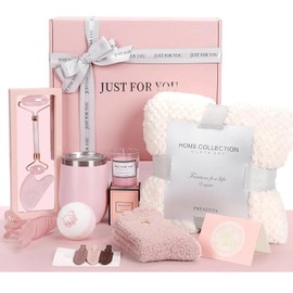 Regalo de cumpleaños para mamá, mujeres, cesta de regalo de spa con cuidado personal, regalos relajantes para esposa, hermana, hija, abuela, día de la madre, día de San Valentín, aniversario