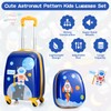 Olakids Kid Luggage Set, 12’’ Travel Backpack and 16’’ Carry