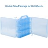 KISLANE Double Sided Storage Case for 48 Cars, Matchbox Cars,
