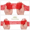 MECCANIXITY 6 Inch Wide 5 Yard Lace Ribbon Floral Pattern