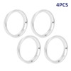 IGTOPS Pack of 4 Wheel Rims Centring Ring Car Aluminium
