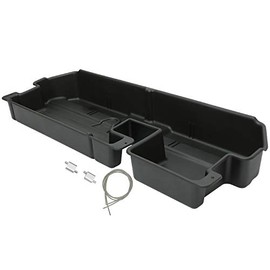 ECOTRIC Heavy Duty Under Seat Storage Box Compatible with 2007-2021 Toyota Tundra Double Cab Underseat Container System (Without subwoofer)