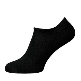 Nur Der Pack of 6 Cotton Trainer Socks Breathable Trainer Socks Men, black