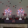 obbsie 2 Pack 4th of July Decorations Tree Light, 18.5"