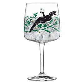 RITZENHOFF Karin Rytter (Mysterious Hare) Gin Glass 700ml Crystal Gin Glass with Real Platinum 1 Piece (Pack of 1)