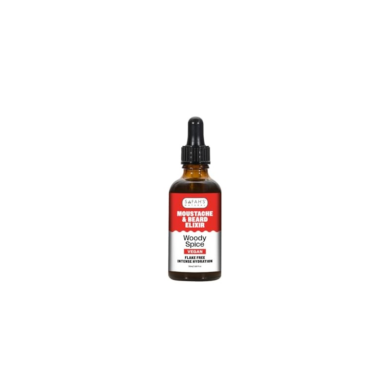 Safah’s Natural - Woody Spice Elixir Beard Oil - Natural