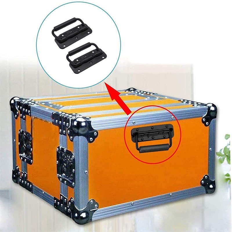 ZTMAKYLH Set of 4 Hardware Boxes Handle, Stainless Steel Box