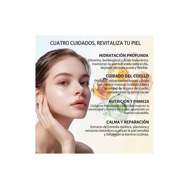 Kit Weud Anti-arrugas Reafirmante Hidratante Facial Y Cuello
