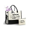 InnoBeta Lunch Lady Gifts for Women Canvas Tote Bag on