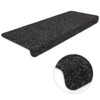 Kettelservice-Metzker Zerbst Stair Mat Rectangular Anthracite 1 Piece – Colour