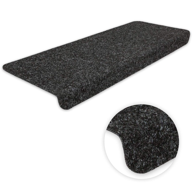 Kettelservice-Metzker Zerbst Stair Mat Rectangular Anthracite 1 Piece – Colour