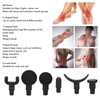 6pcs Deep Tissue Massager Head Set EVA Replaceable Head Attachment