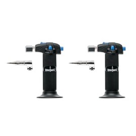 Bernz-O-Matic ST2200T Micro Flame Butane Torch Kit, Small, Black (2 Pack)