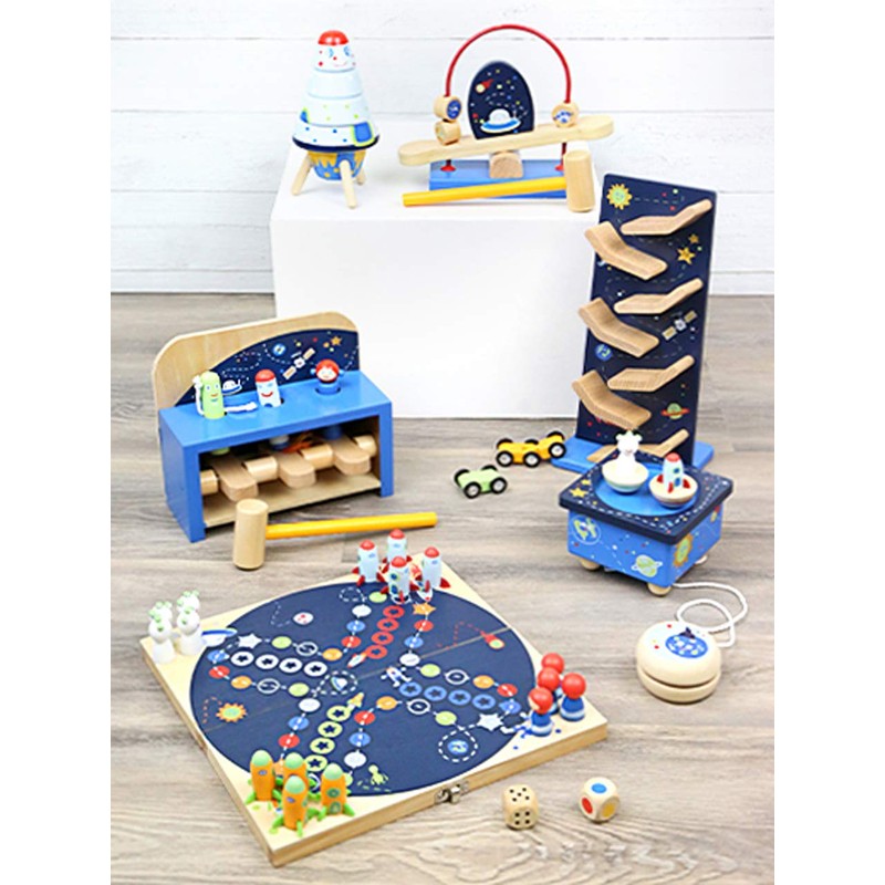 Small Foot, Hammer Game with Space Figures for Small Space