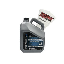 Cyclemax One Pack compatible with Kawasaki KPO 2-Stroke Jet Ski Oil K61022-900-01G Contains One Gallon and a Funnel