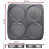 Westmark Burger 32702260 Baking Mould for 4 Burger Buns, Diameter