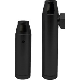iSnuff Travel Storage Box Discreet Compact Spice Dispenser 2Pcs Bullet Style Set (L and XL)