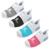 LAMANTOP 4 Pairs Socks for Dancing Shoe Socks on Smooth