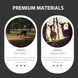 SUPVOX Automotive Deer Whistle 6 Pack Car Accessories Deer Horns Bird Whistle Car Safety Gear