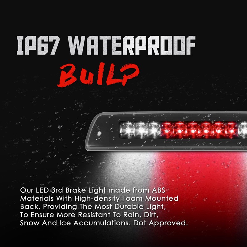 3rd Third Brake Light LED Compatible with 1994 1995 1996