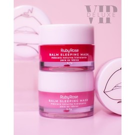 Kit 2 Piezas de Balm Mascarilla Nocturna Hidratante para Labios, 5.7g de Ruby Rose Cosméticos Balm Sleeping Mask Hidratante