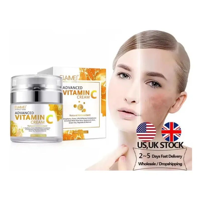 Crema Vitamina C Hidratante Anti-envejecimiento Retinol 50ml