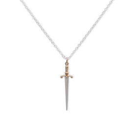 Handcrafted Sterling Silver Sword Necklace - Unique and Stylish Jewelry for Men and Women