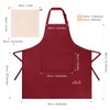 Viedouce 2-Pack of Waterproof Cooking Aprons with Pockets, Adjustable Kitchen