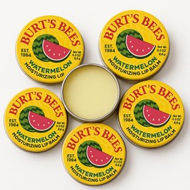 Paquete de 6 bálsamos labiales Burt's Bees Watermelon de 0.3 onzas