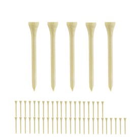 YUANXINWL Short Tee, Golf Tee, Short Tee, 2.8 inches (70 mm), Approximately 50 Pieces, Durable, Break-resistant, Popular, Standard Tee