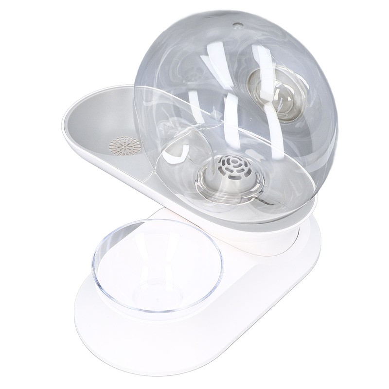 Pet Water Dispenser Food Feeder Cat Automatic Drinking Snail Shape