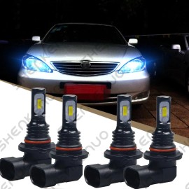 8000K Front LED Headlight Bulbs For Toyota Camry 1992-2006 Low & High Beam Set 4