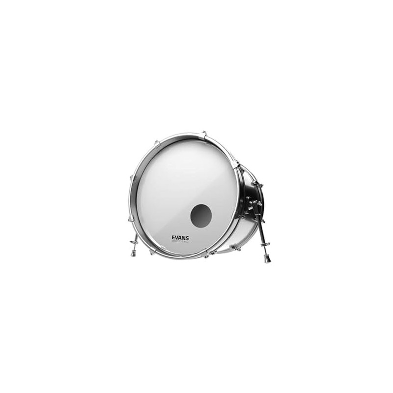 Evans EQ3 Resonant Smooth White Bass Drum Head, 22 Inch
