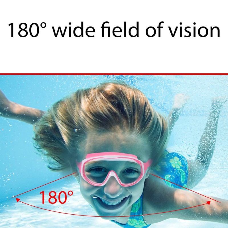 2 Pack Kids Swim Goggles, Swimming Glasses for Children from