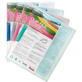 Pentel A4 Clip File - Pink