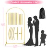 GILPWA Wedding Arch Backdrop Stand, 7.2FT Balloon Backdrop Stand Arch