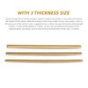 MAXCHEER 3pcs Saddle/Nut Height adjusting Shim Brass Durable Heightening Gasket