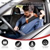 JUSTTOP 2 PCS Car Seat Belt Cover Pads, Carbon Fiber